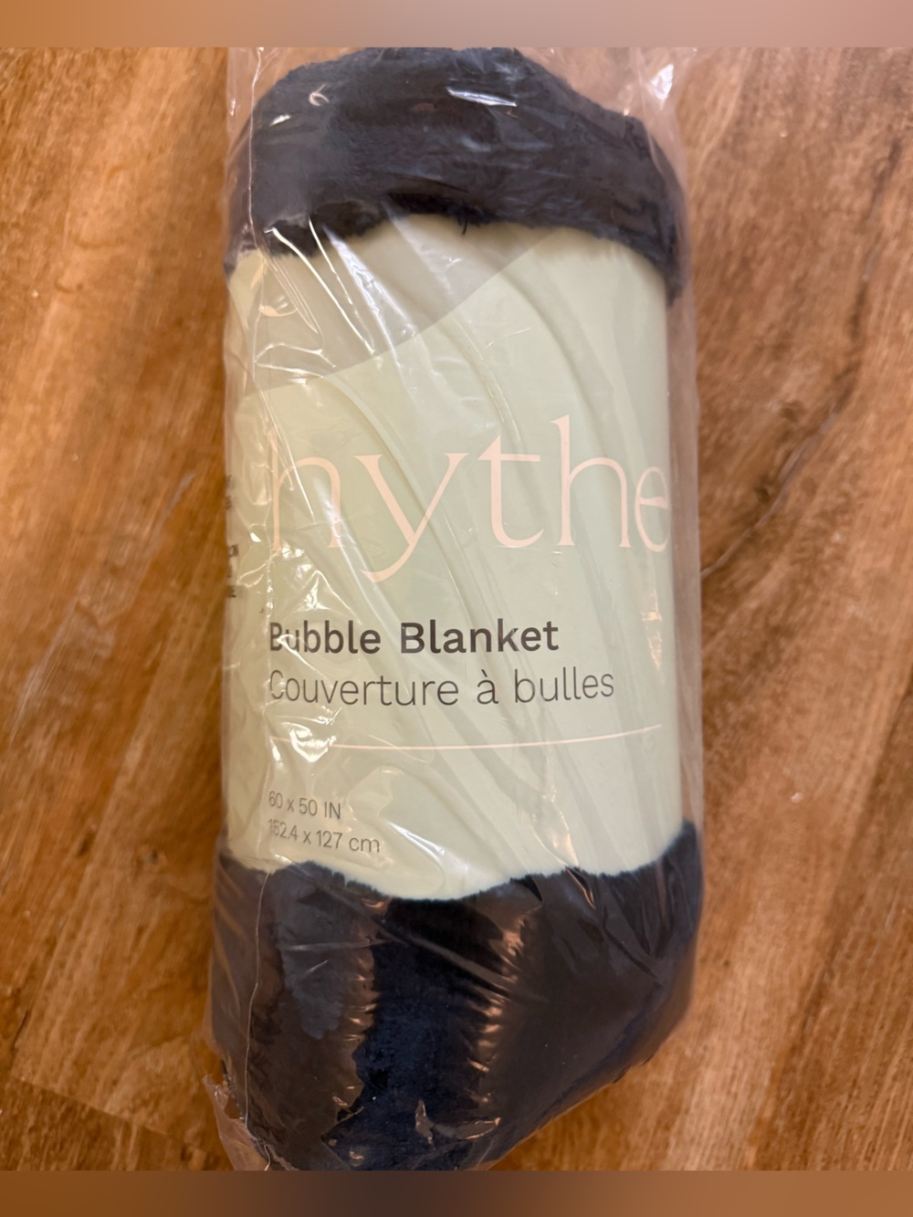 Hythe bubble blanket navy blue
